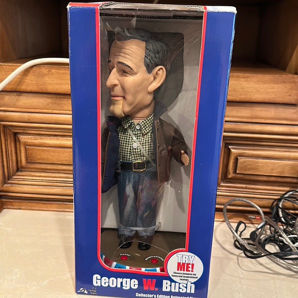 George W. Bush collector’s edition animated figure